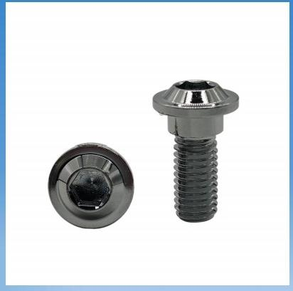 Hexagonal flat head step screw