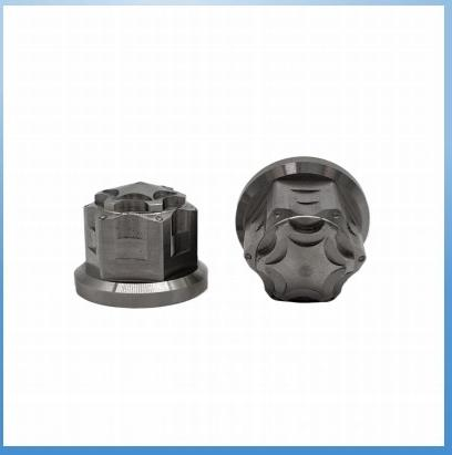 Six star flower head nut