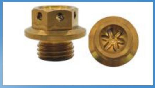 Hollow hex screw with washer