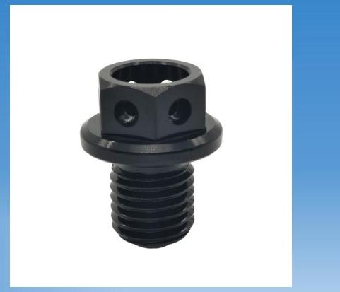 Hollow hex screw with washer