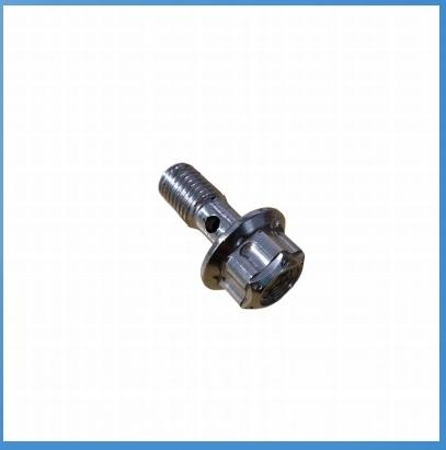 Install oil pipe screws