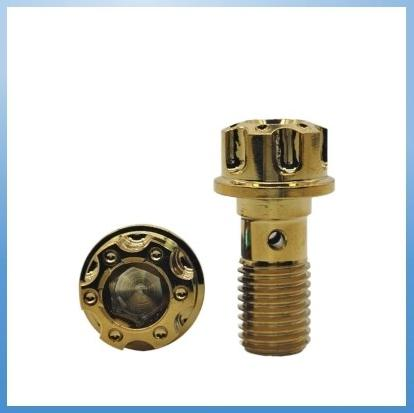 Single hole drilling type oil pipe screw