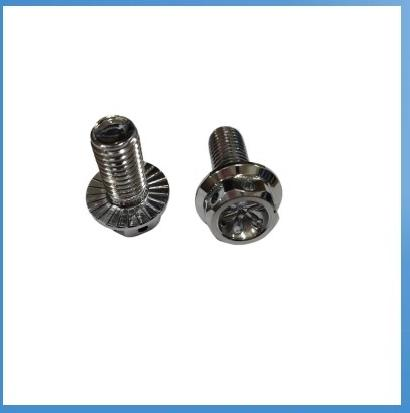 Internal torx external hexagonal nut