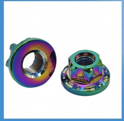 External hexagonal dot nut