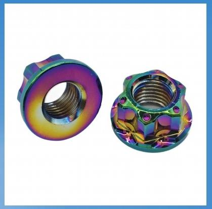 External hexagonal dot nut