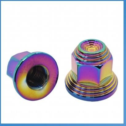 External hexagonal double turn nut
